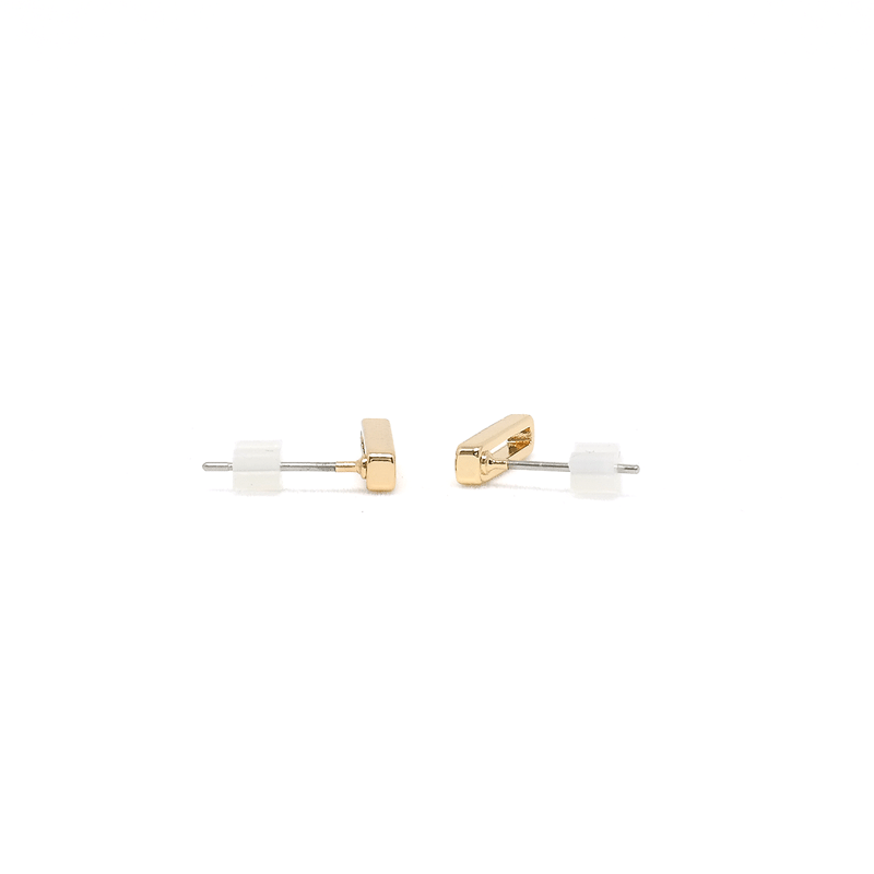 Bar Outline Stud Earrings - Modern Jewelry - MOORTOWN.