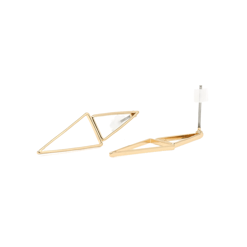 Triangles Outline Earrings - Modern Jewelry - MOORTOWN.