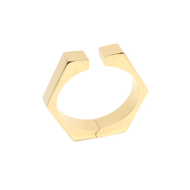Hexagon Cuff - Modern Jewelry - MOORTOWN.