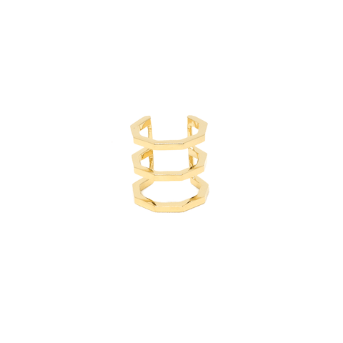Triple Octagon Ring - Modern Jewelry - MOORTOWN.