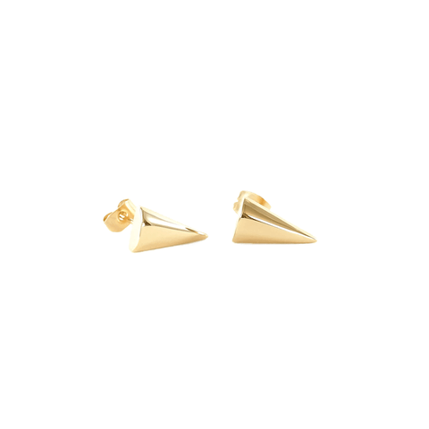 Pyramid Stud Earrings - Modern Jewelry - MOORTOWN.