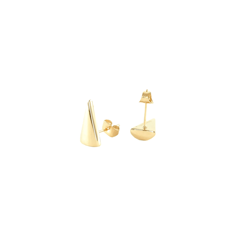 Pyramid Stud Earrings - Modern Jewelry - MOORTOWN.