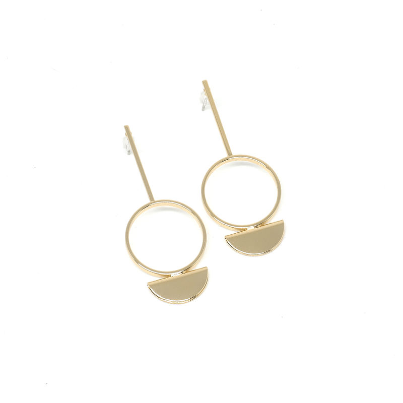 Bar and Shapes Earrings - Modern Jewelry - MOORTOWN.