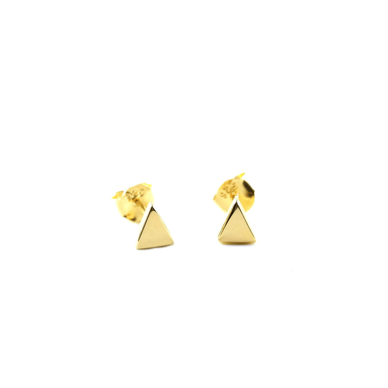 Triangle Stud Earrings - Modern Jewelry - MOORTOWN.