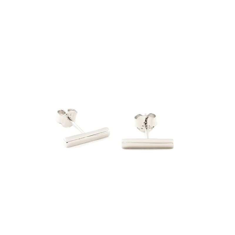 Bar Stud Earrings - Modern Jewelry - MOORTOWN.