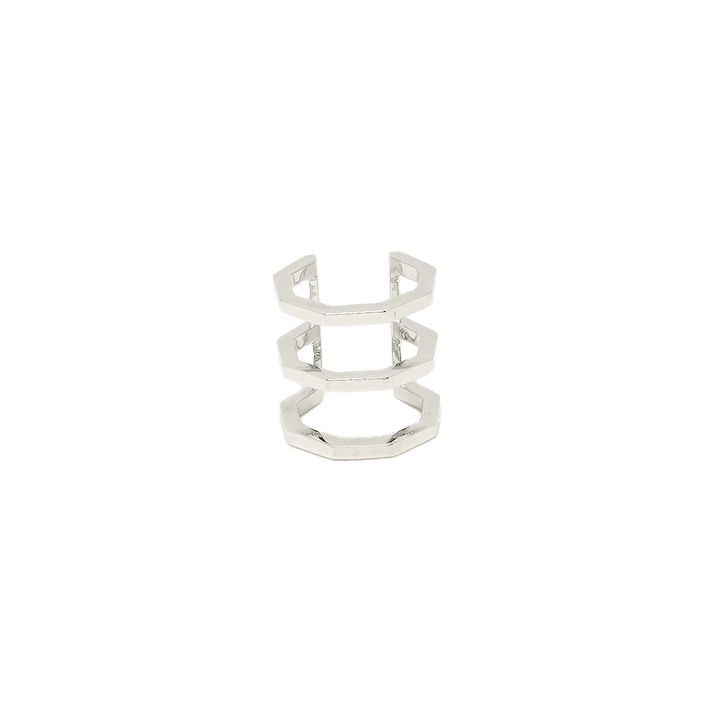 Triple Octagon Ring - Modern Jewelry - MOORTOWN.