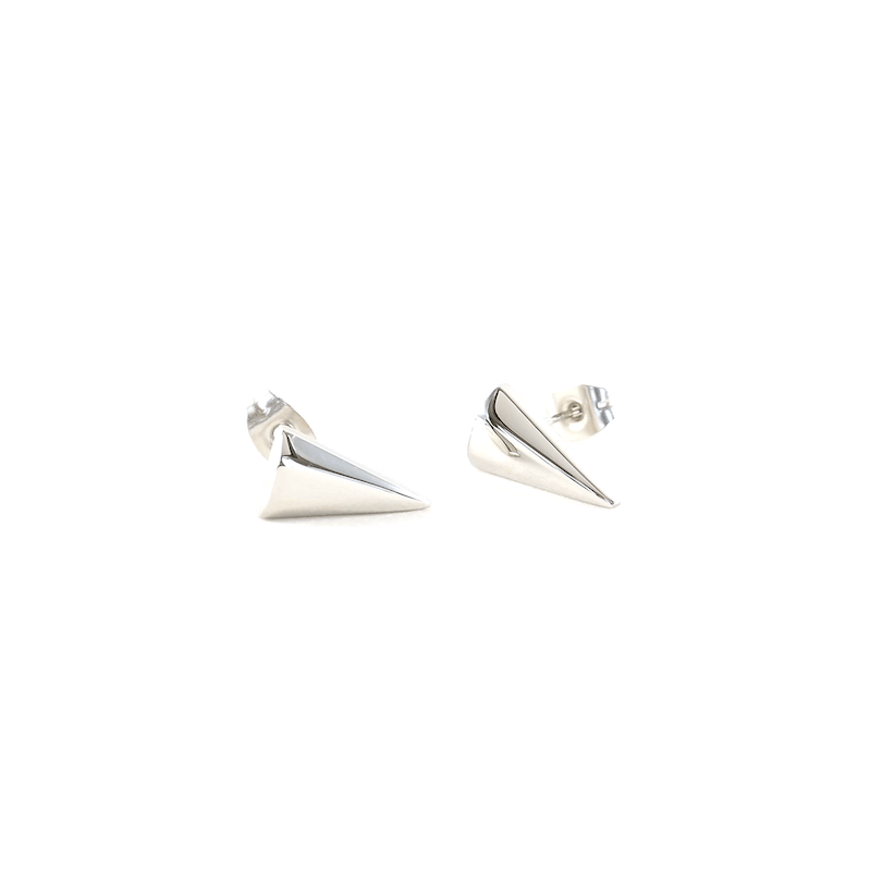Pyramid Stud Earrings - Modern Jewelry - MOORTOWN.