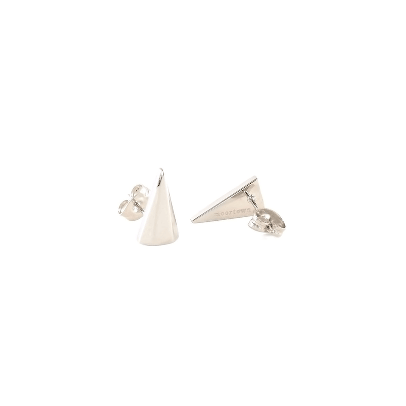 Pyramid Stud Earrings - Modern Jewelry - MOORTOWN.