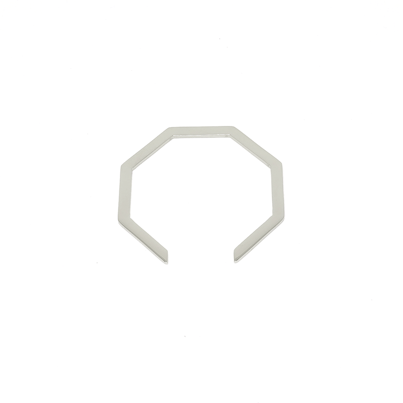 Thin Octagon Cuff - Modern Jewelry - MOORTOWN.