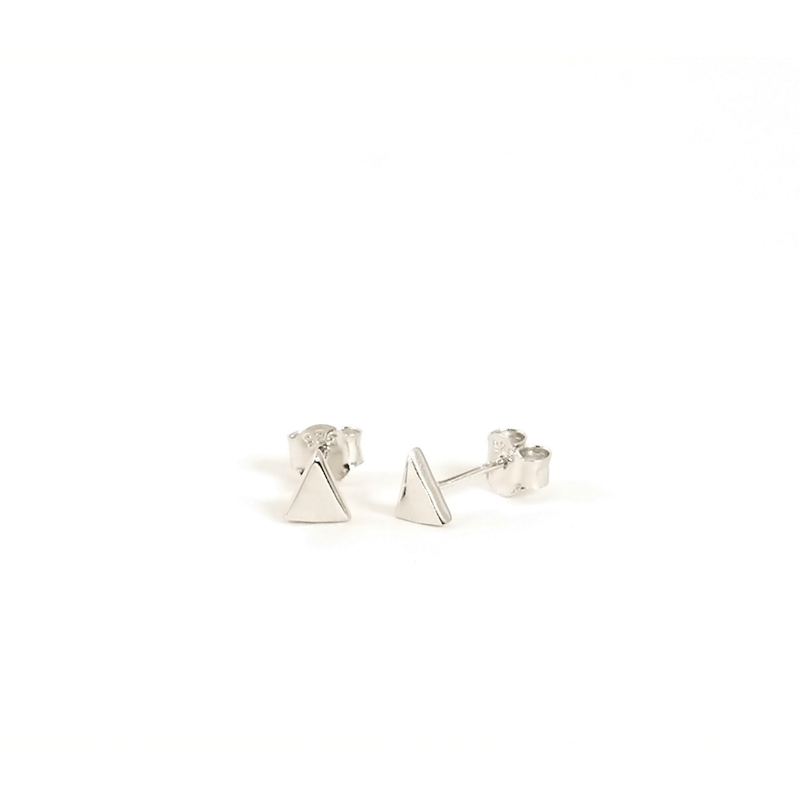 Triangle Stud Earrings - Modern Jewelry - MOORTOWN.